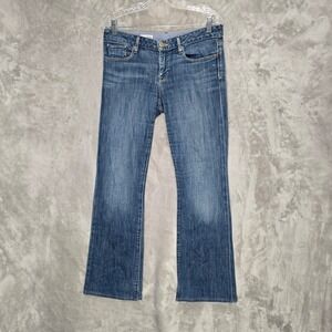 Y2K Gap 1969 Curvy‎ Bootcut Jeans Medium Wash Stretch Denim Women's Size 28/6r